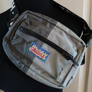 Teddy Fresh Fanny Pack Unisex Gray Color Block Crossbody Belt Bag Gorpcore